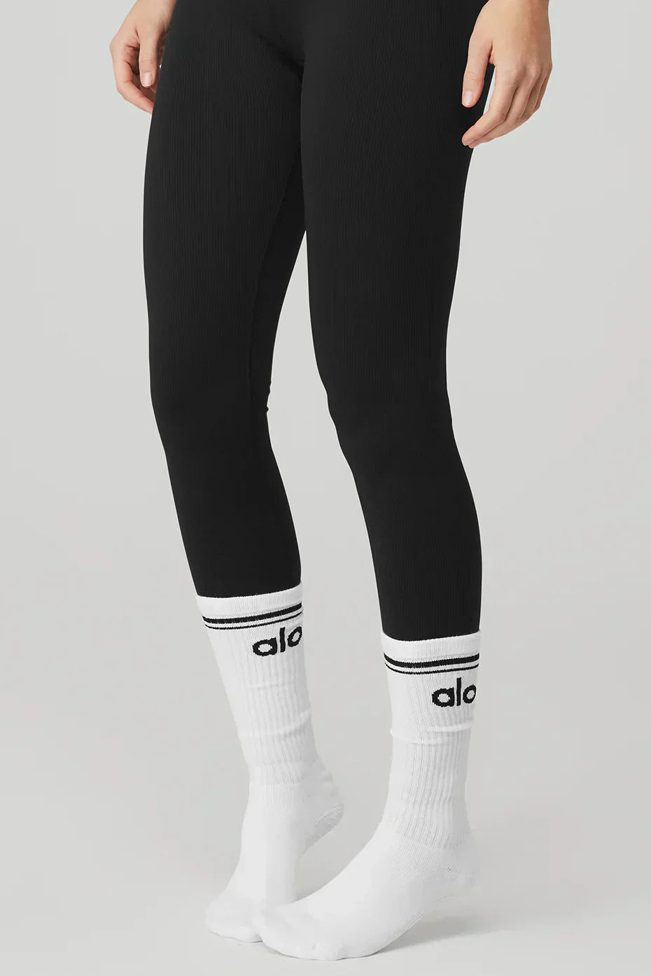 Throwback Barre Sock for Women - White