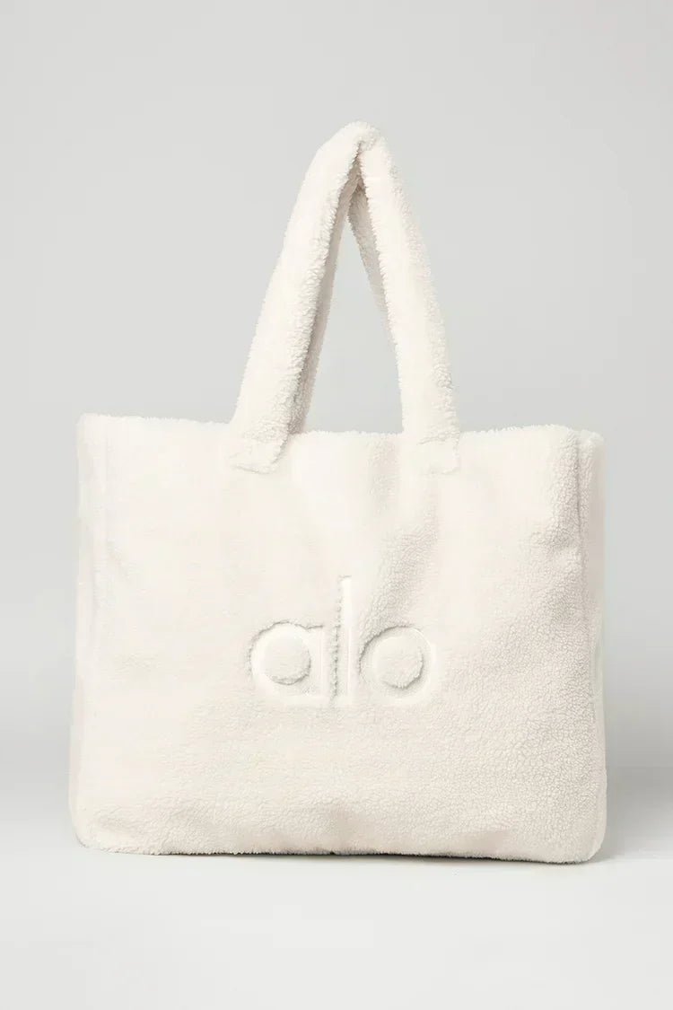 Foxy Sherpa Tote White
