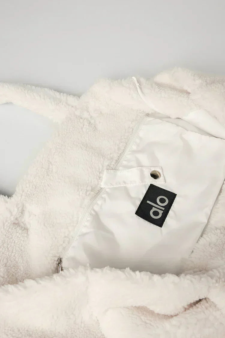 Foxy Sherpa Tote White