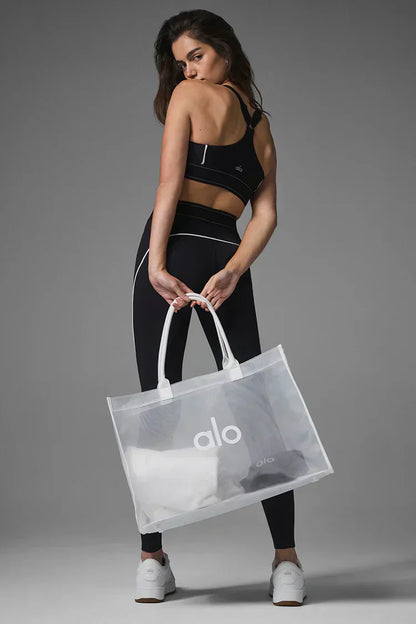Transparent Tote Bag White