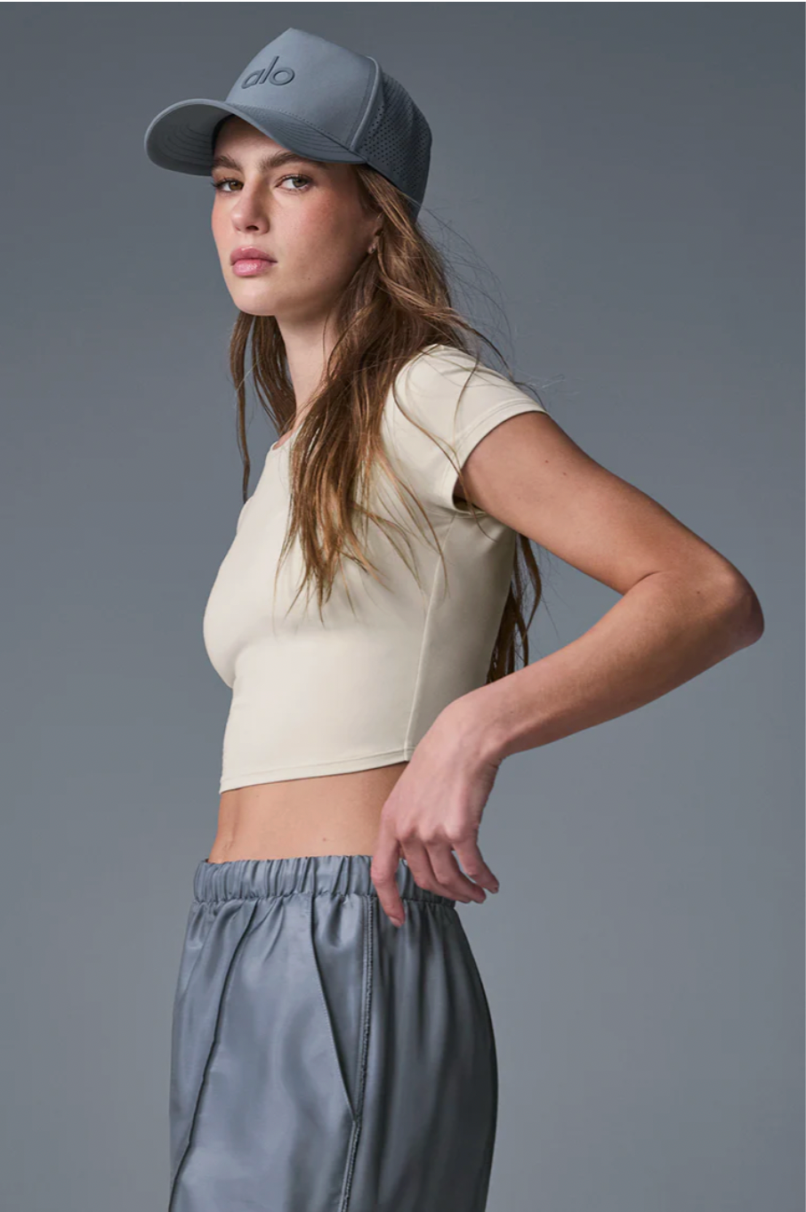 Alosoft Crop Finesse Short Sleeve