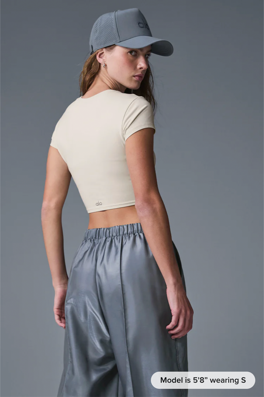 Alosoft Crop Finesse Short Sleeve