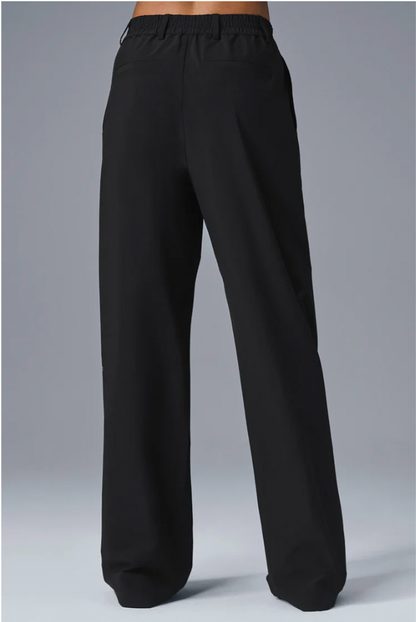 Set Cropped First-Class Blazer & High-Waist Pursuit Trouser (Long)